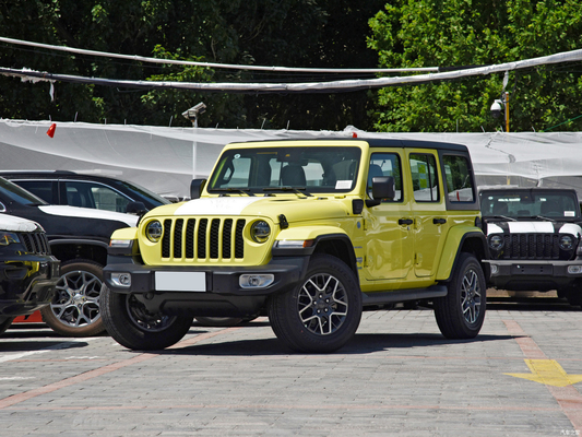 2022 Jeep Wrangler 4-дверный 2.0T 4XE Sahara Plug-in Hybrid Fluorescent Yellow Limited Edition