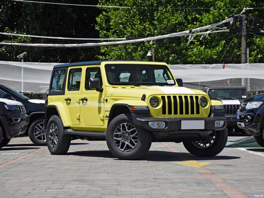 2022 Jeep Wrangler 4-дверный 2.0T 4XE Sahara Plug-in Hybrid Fluorescent Yellow Limited Edition