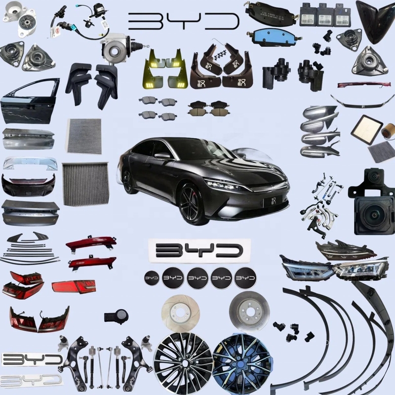 Byd Han Автоаксессуары Аккумулятор Спойлер Фары Корпусный комплект Бамперы Дверные запасные части